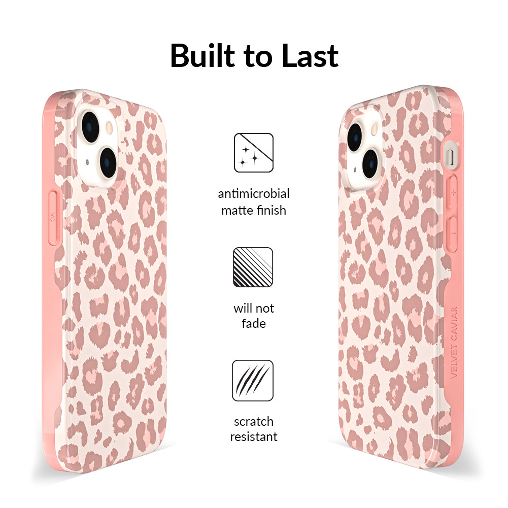 Blush Leopard iPhone Case