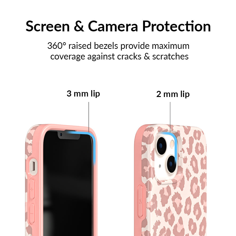 Blush Leopard iPhone Case