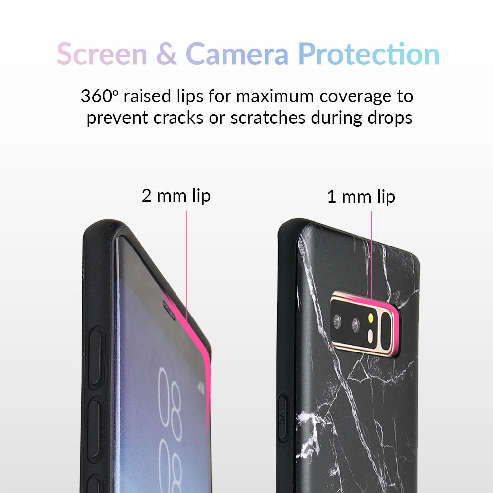 Black Marble Samsung Case