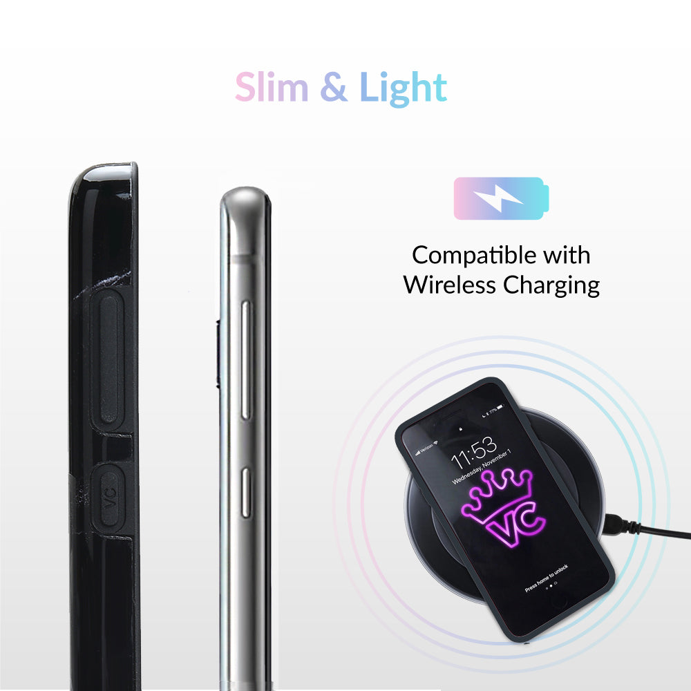 Black Marble Samsung Case