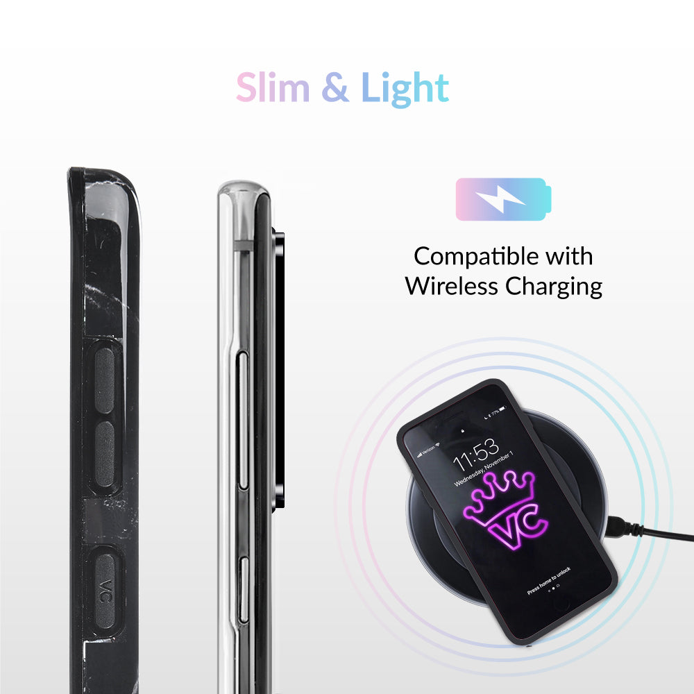 Black Marble Samsung Case