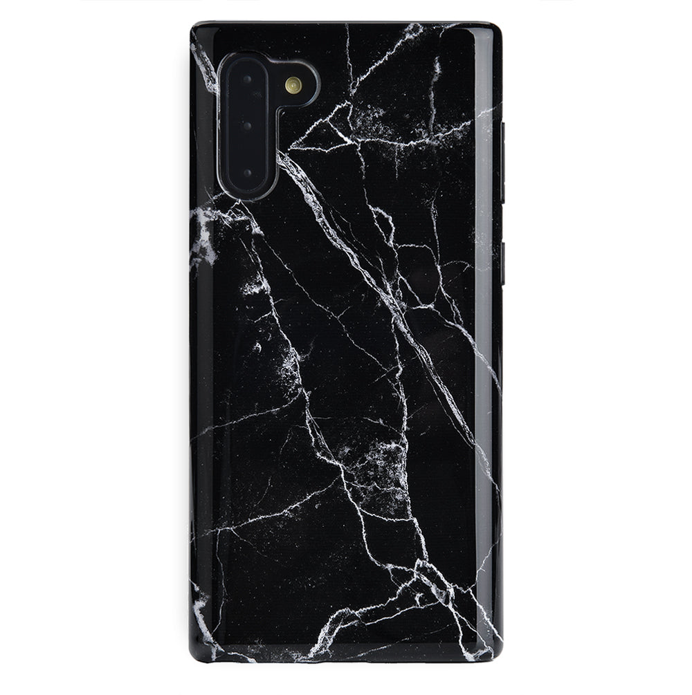 Black Marble Samsung Case