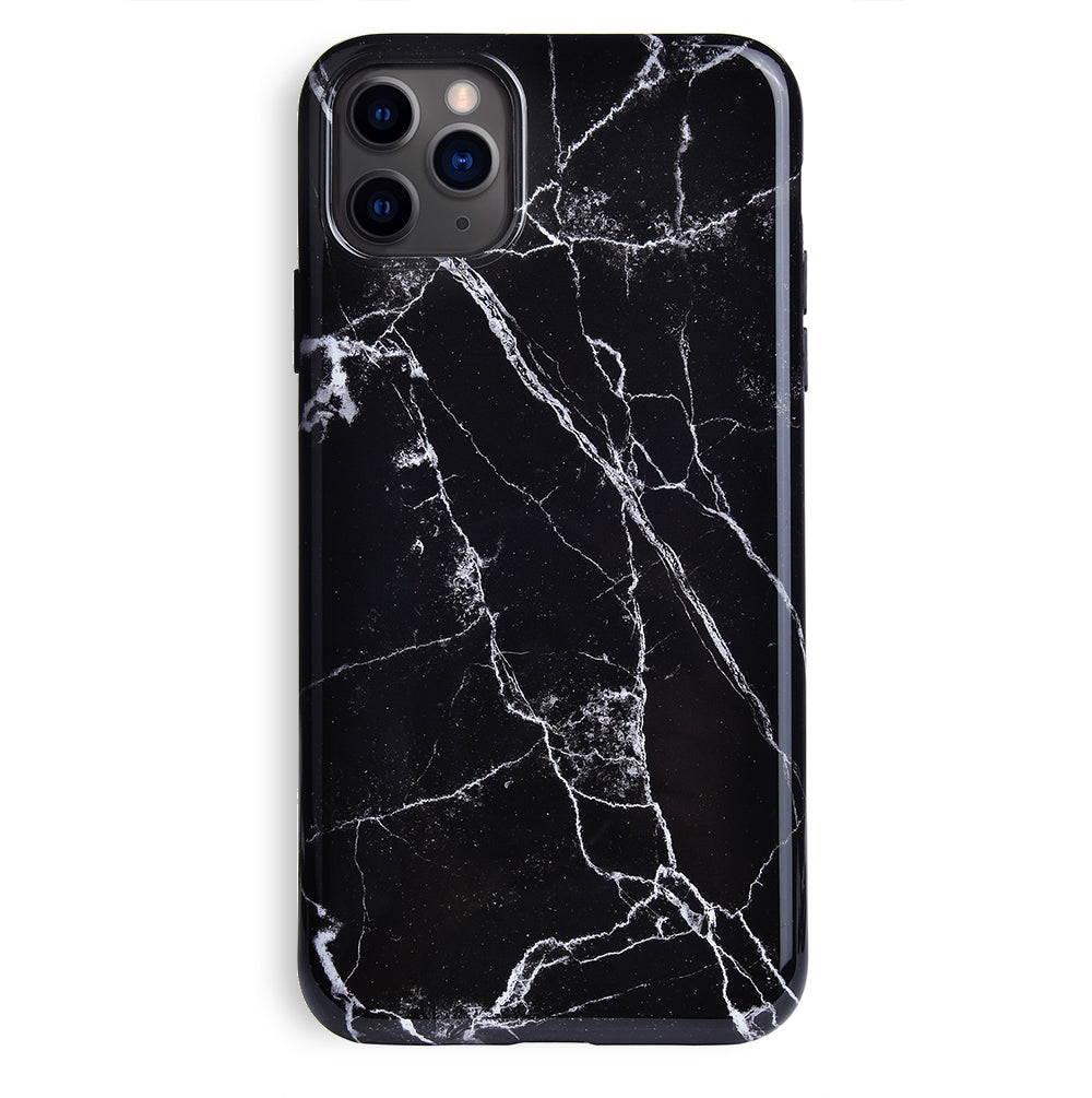 Black Marble iPhone Case