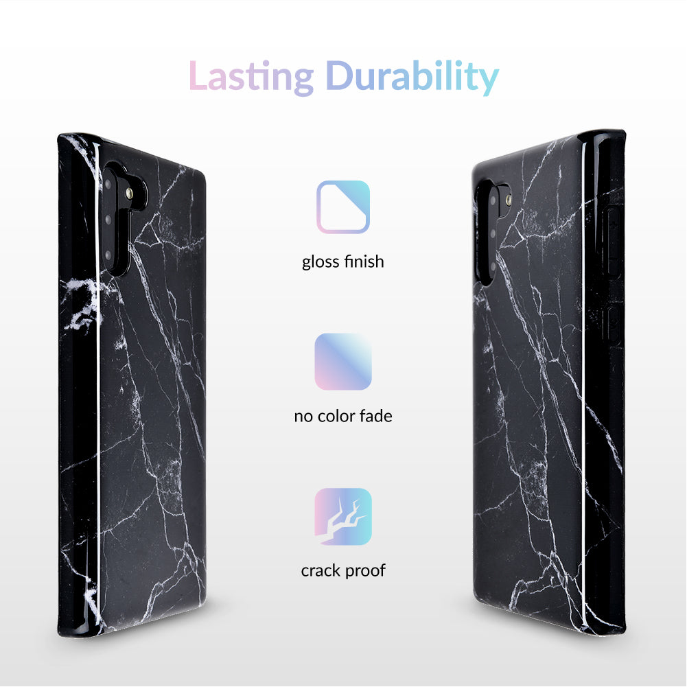 Black Marble Samsung Case