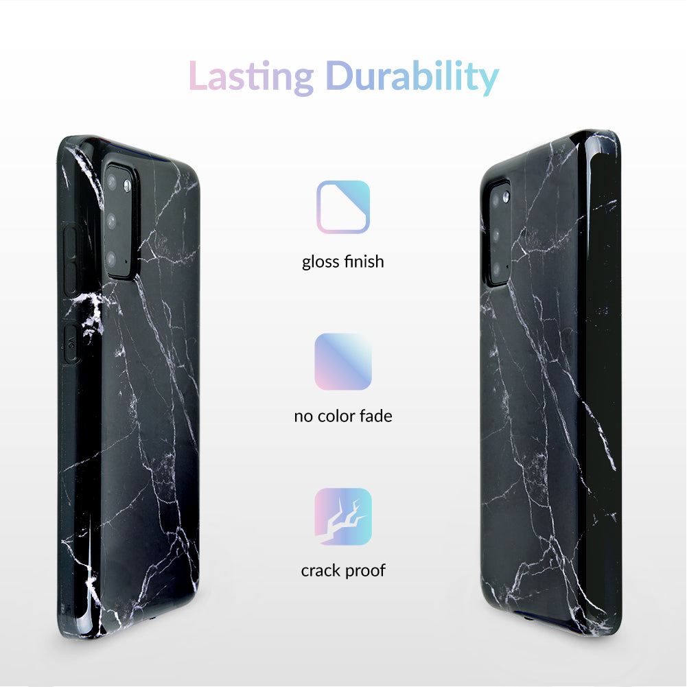Black Marble Samsung Case