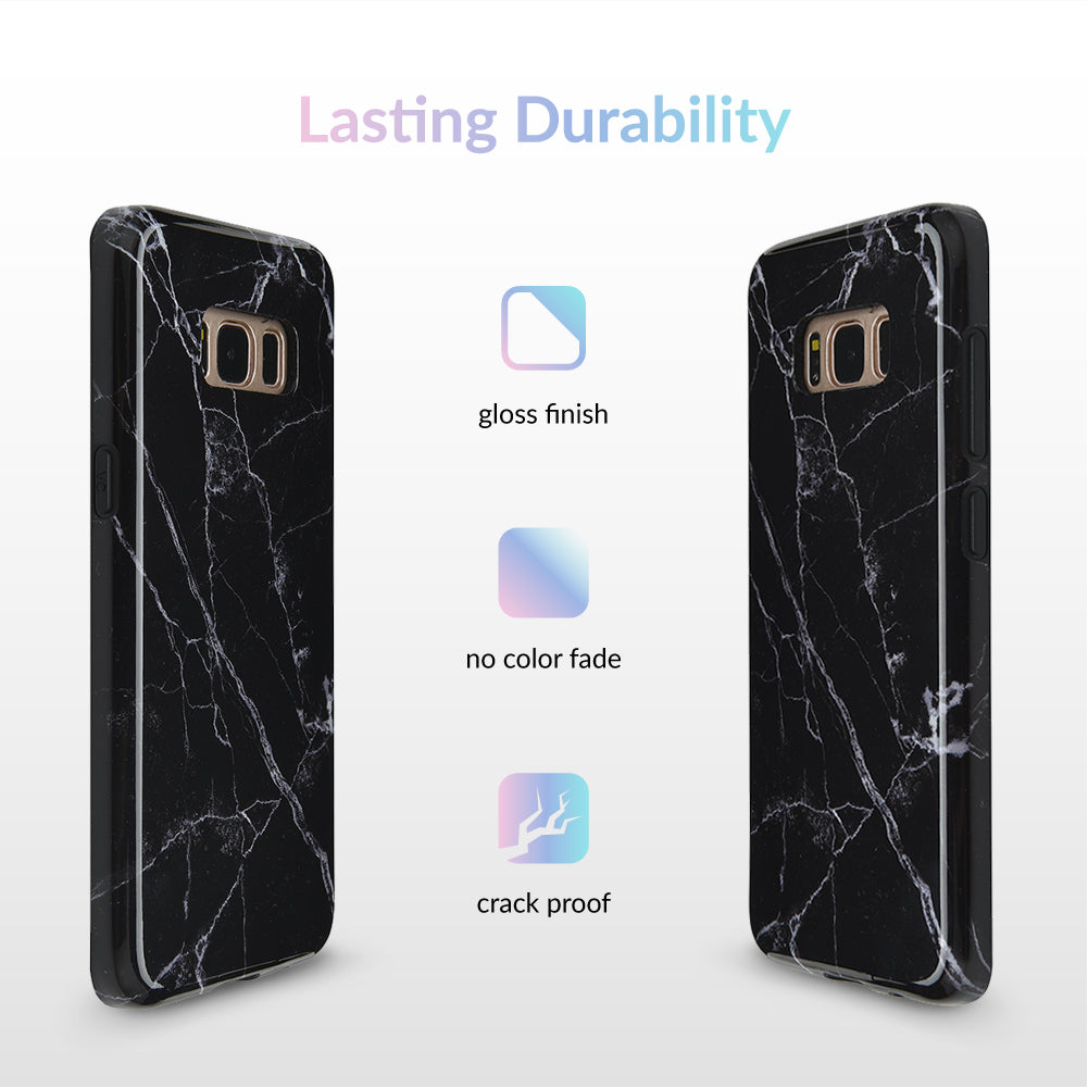 Black Marble Samsung Case