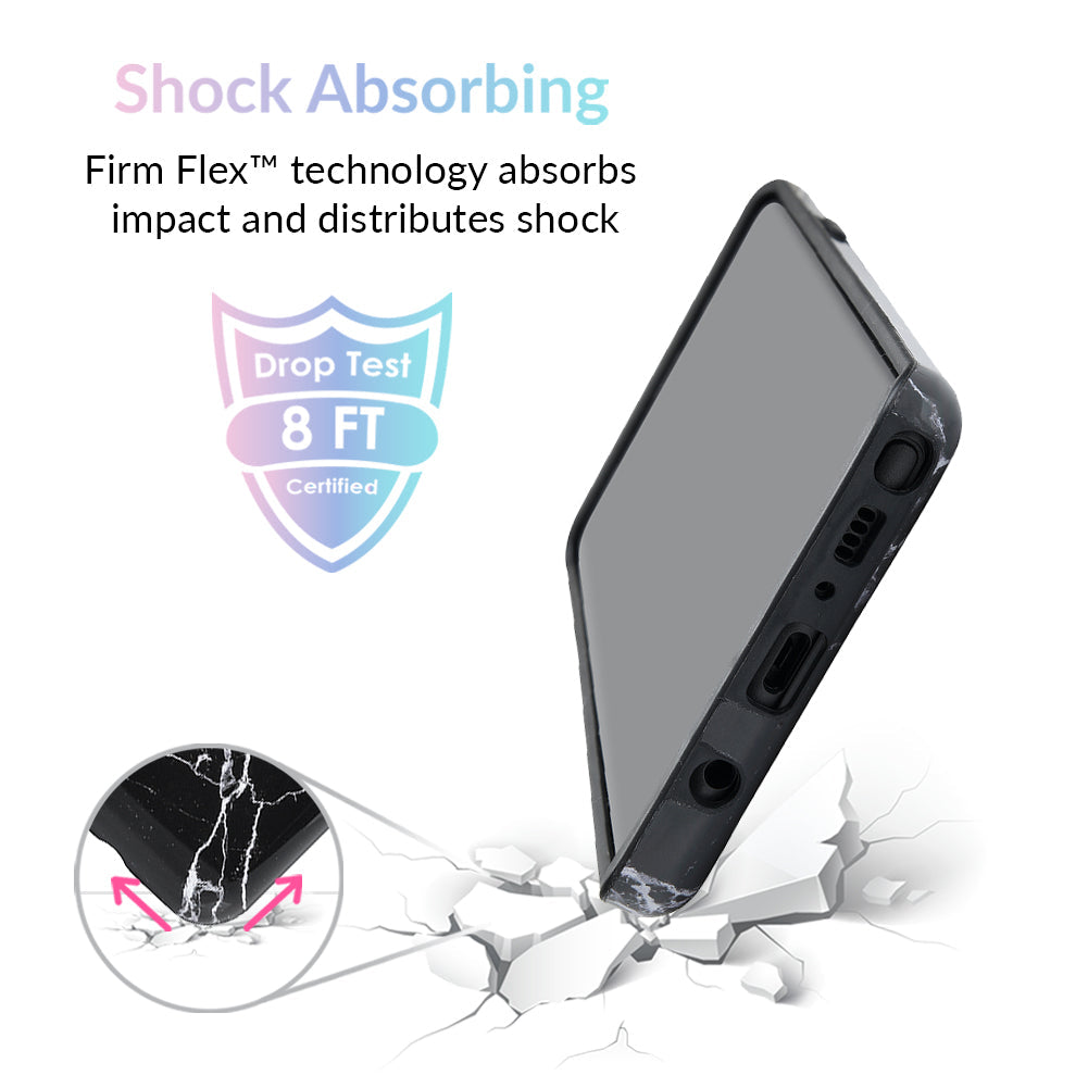 Black Marble Samsung Case