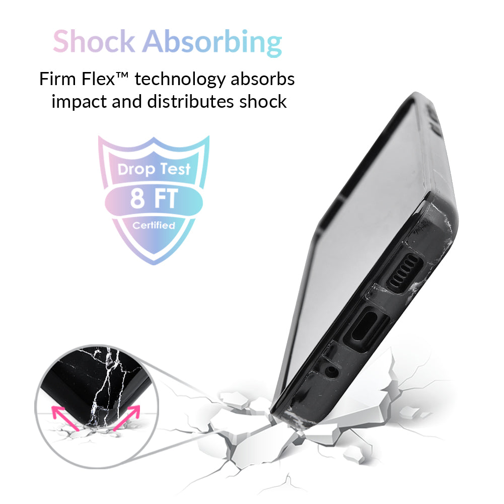 Black Marble Samsung Case