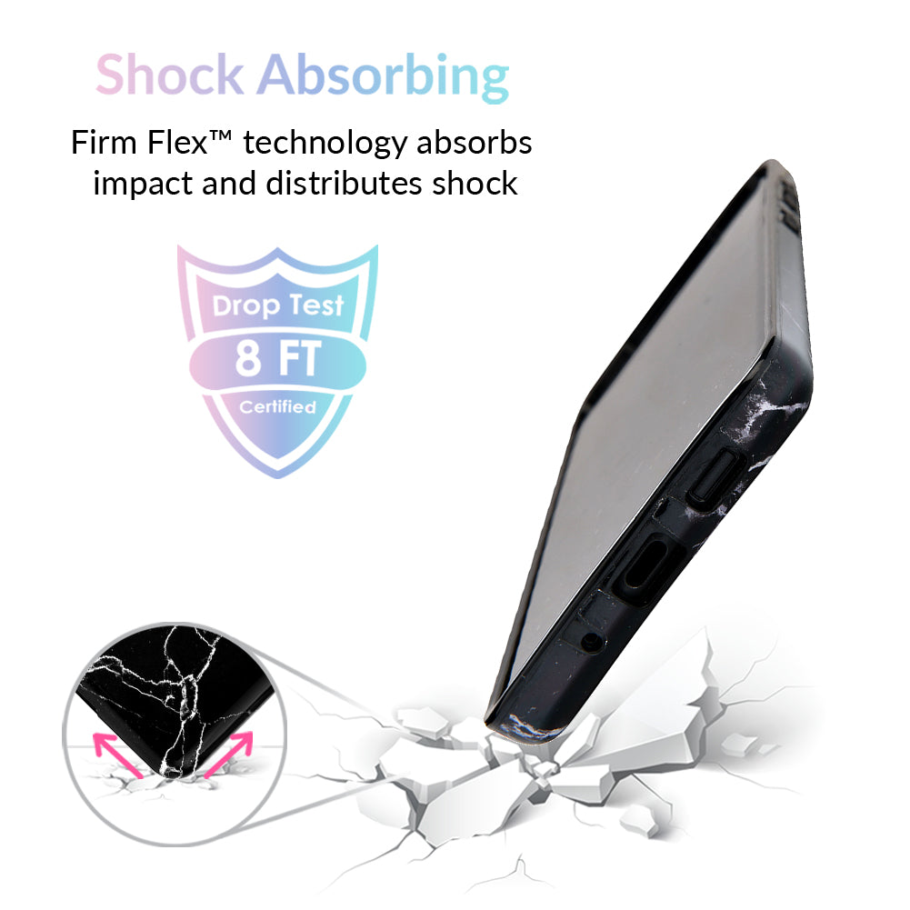 Black Marble Samsung Case