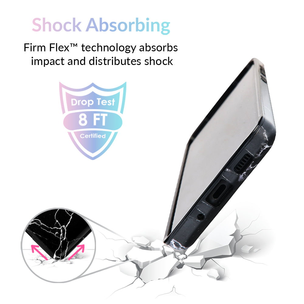 Black Marble Samsung Case