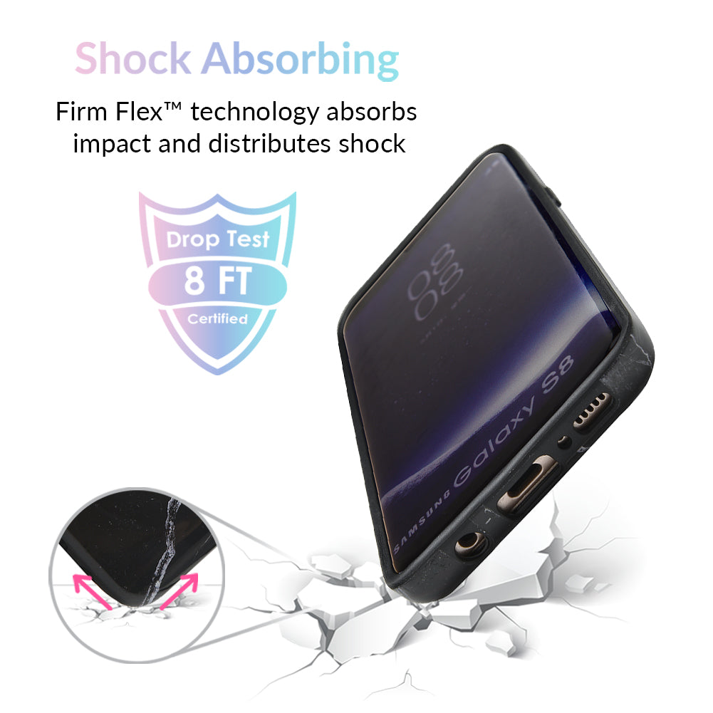 Black Marble Samsung Case