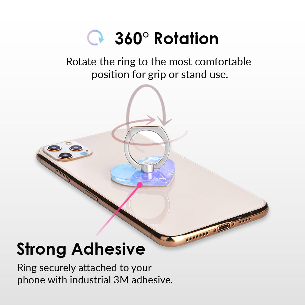 Blue Opal Quartz Phone Ring