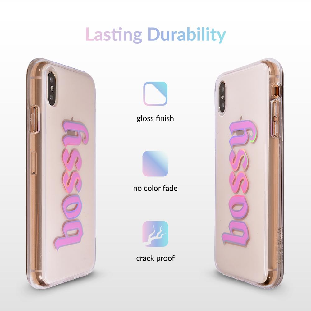 Bossy Clear iPhone Case