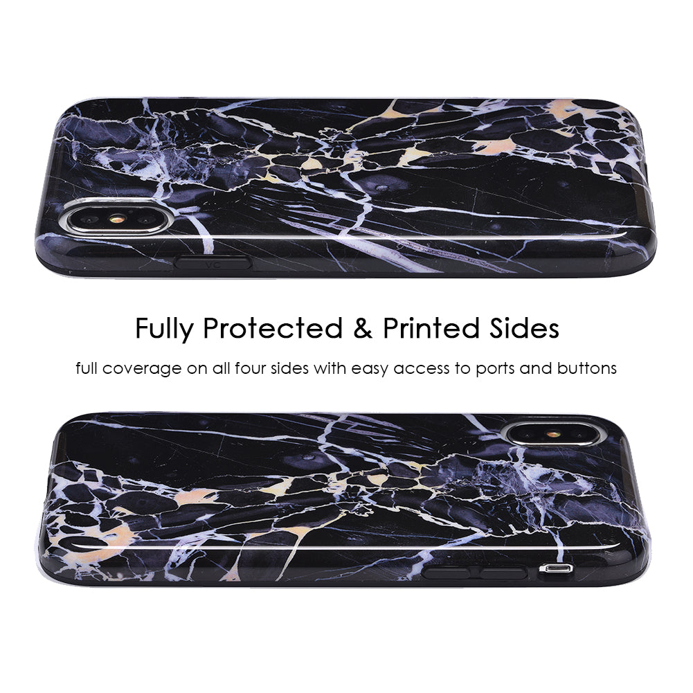 Black Panther Marble iPhone Case