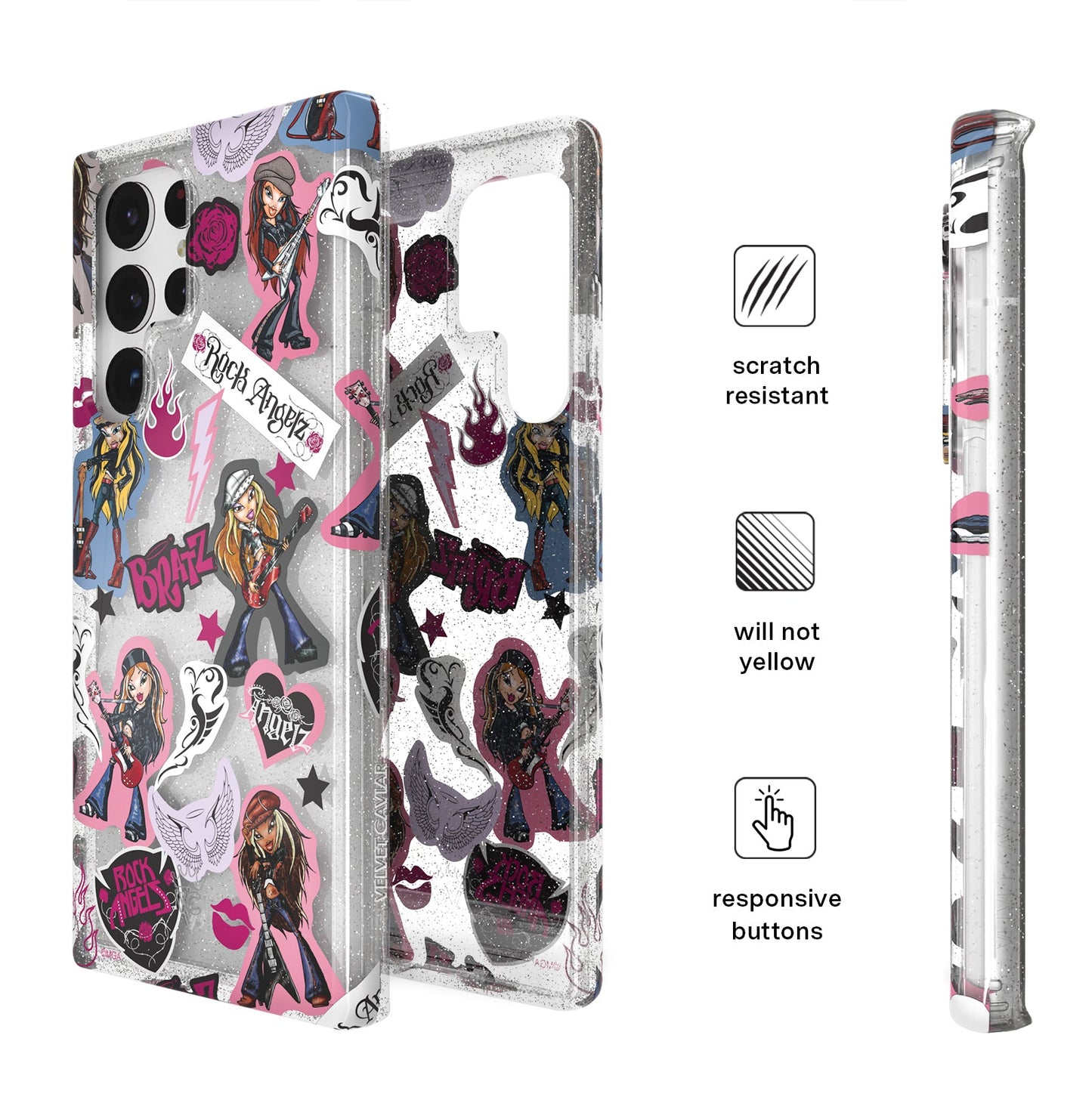 Bratz Rock Angelz Glitter Samsung Case