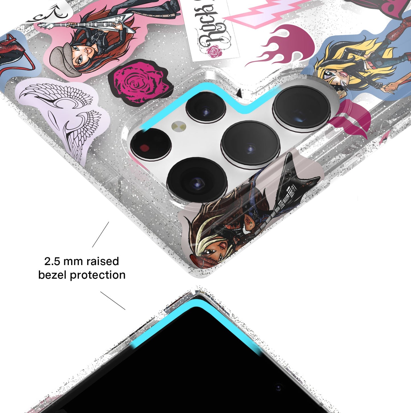 Bratz Rock Angelz Glitter Samsung Case