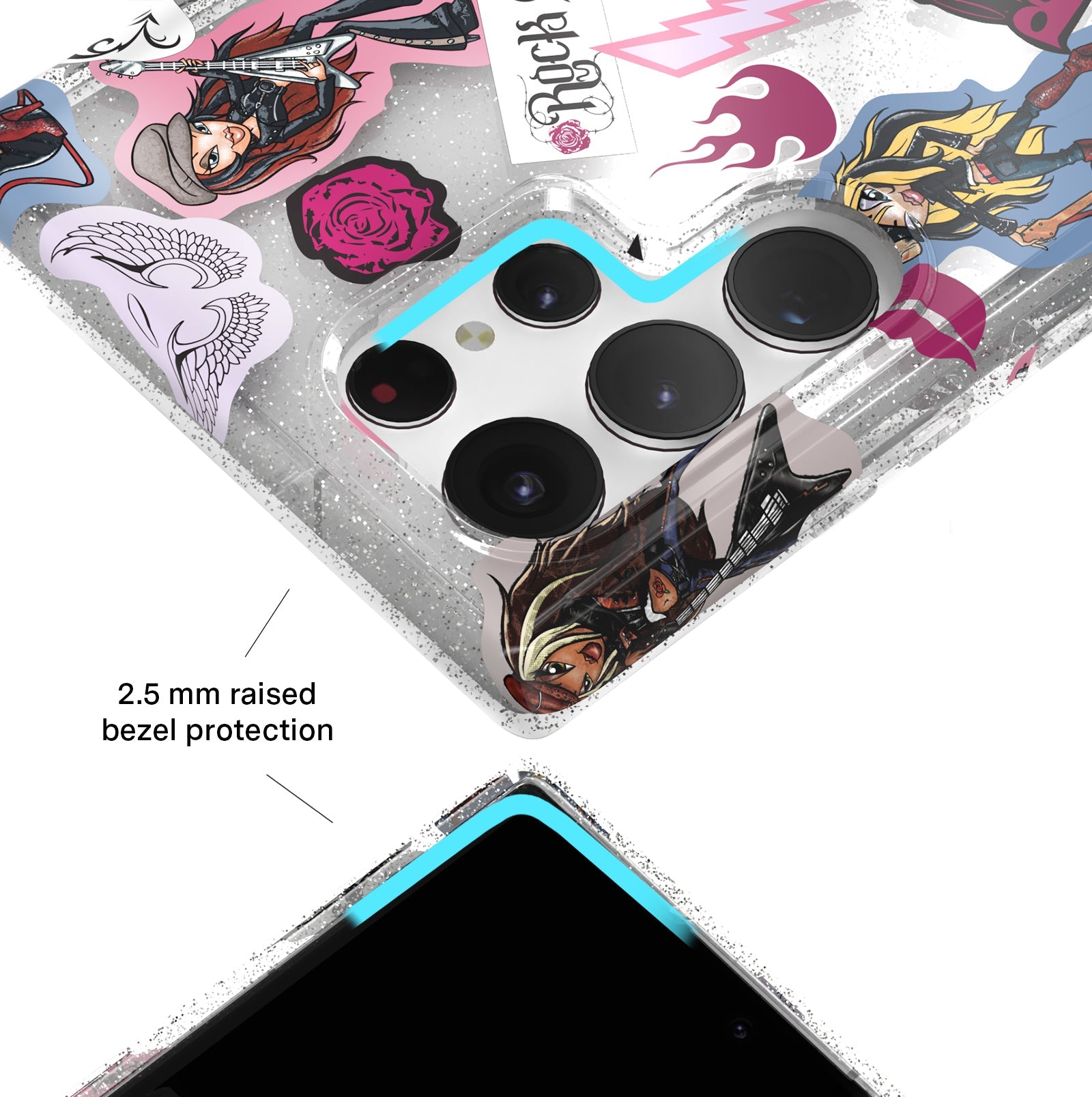 Bratz Rock Angelz Glitter Samsung Case