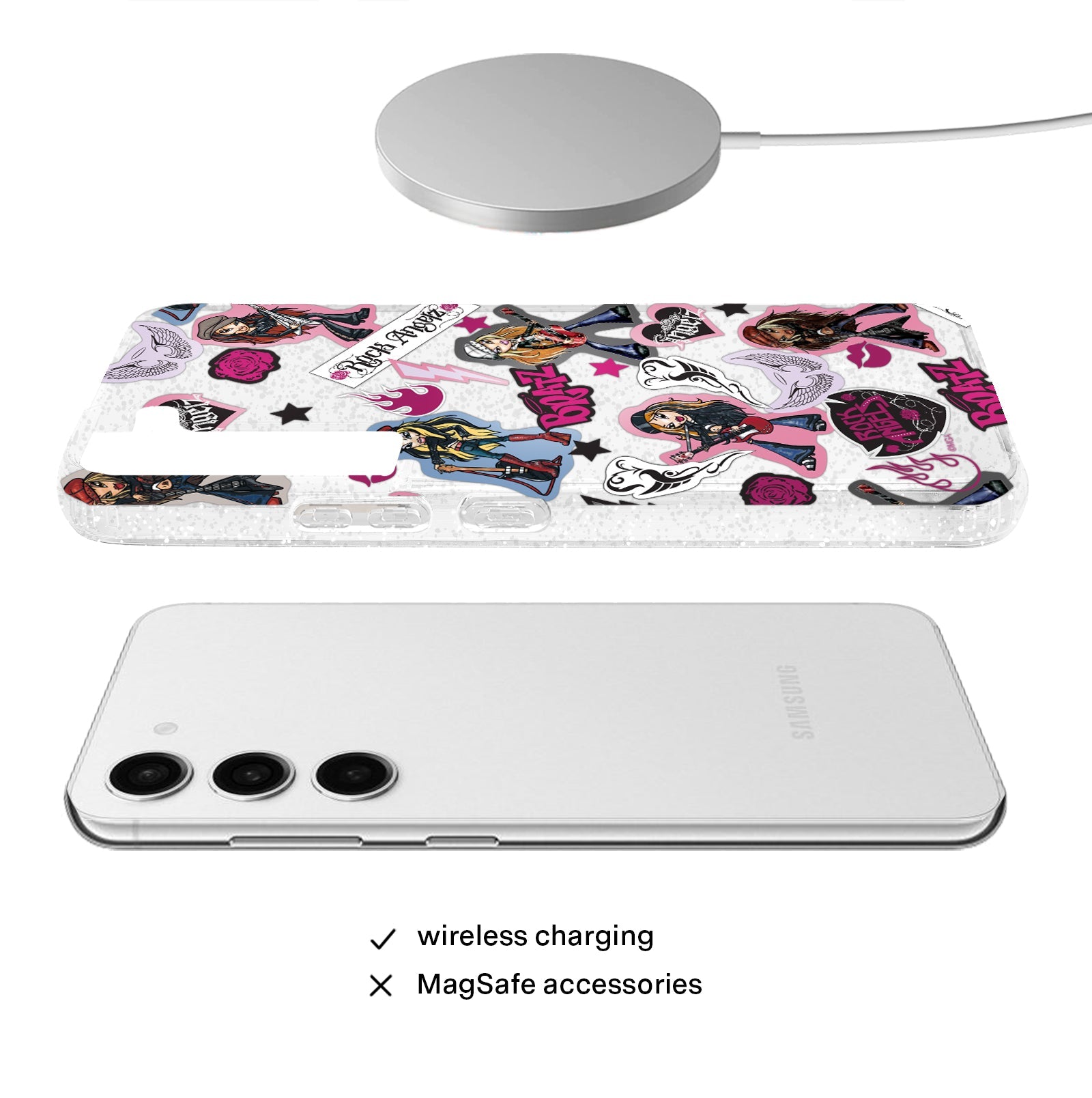 Bratz Rock Angelz Glitter Samsung Case