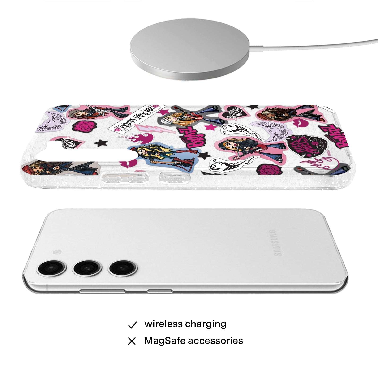 Bratz Rock Angelz Glitter Samsung Case