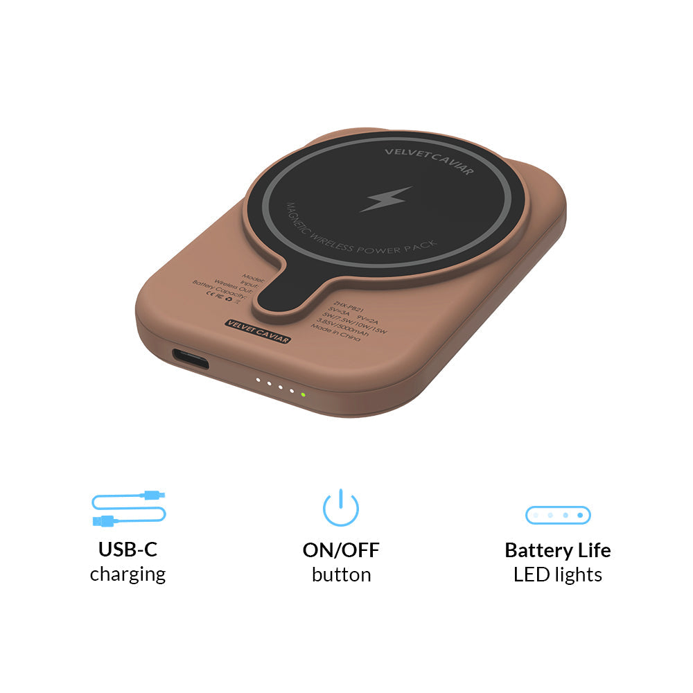 Brown MagSafe Battery Power Pack