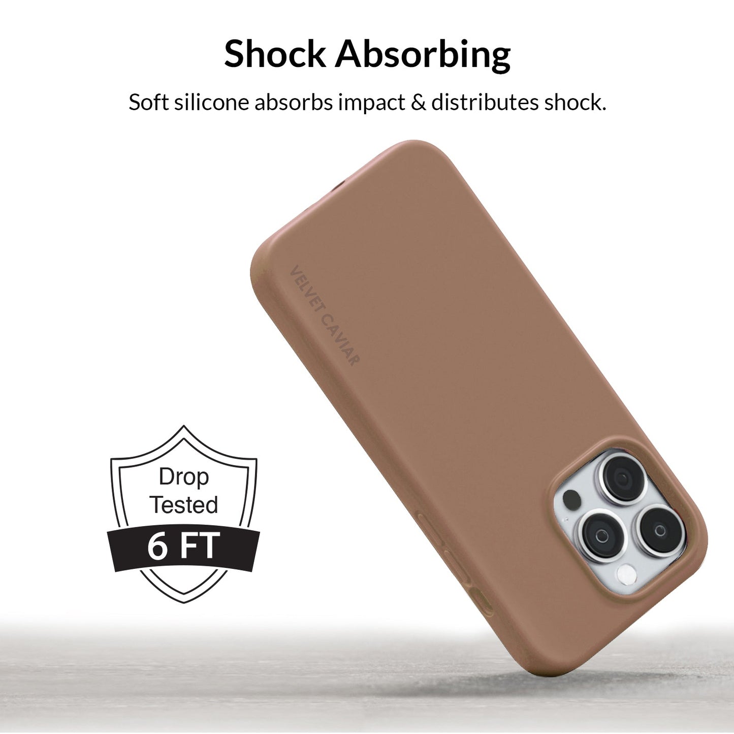Brown Silicone iPhone Case