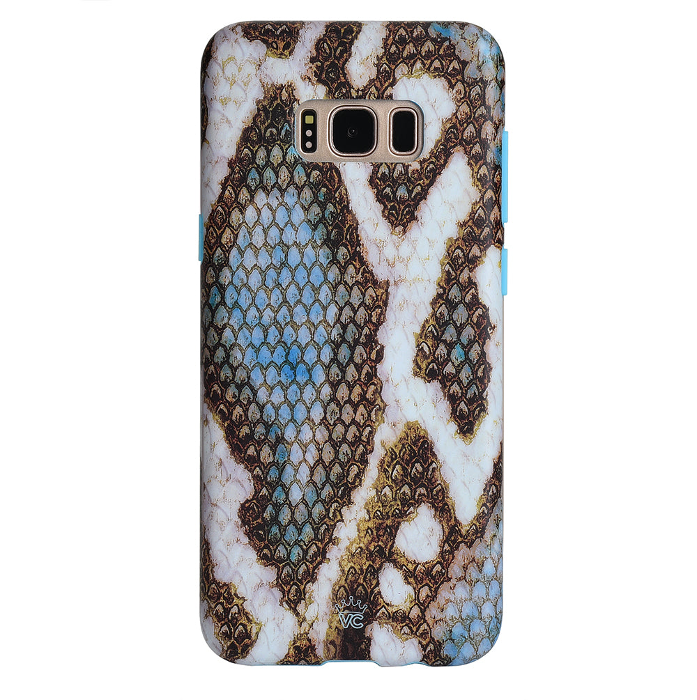 Blue Snakeskin Samsung Galaxy Case