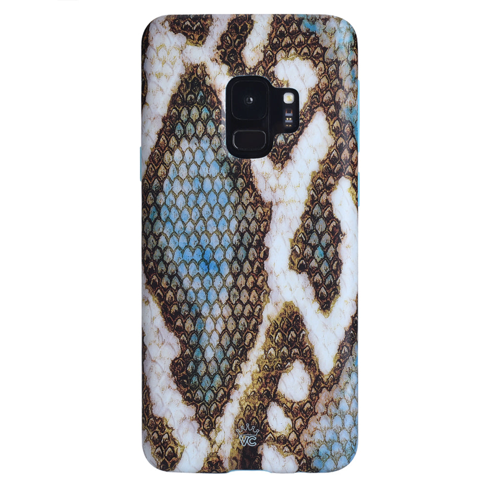 Blue Snakeskin Samsung Galaxy Case