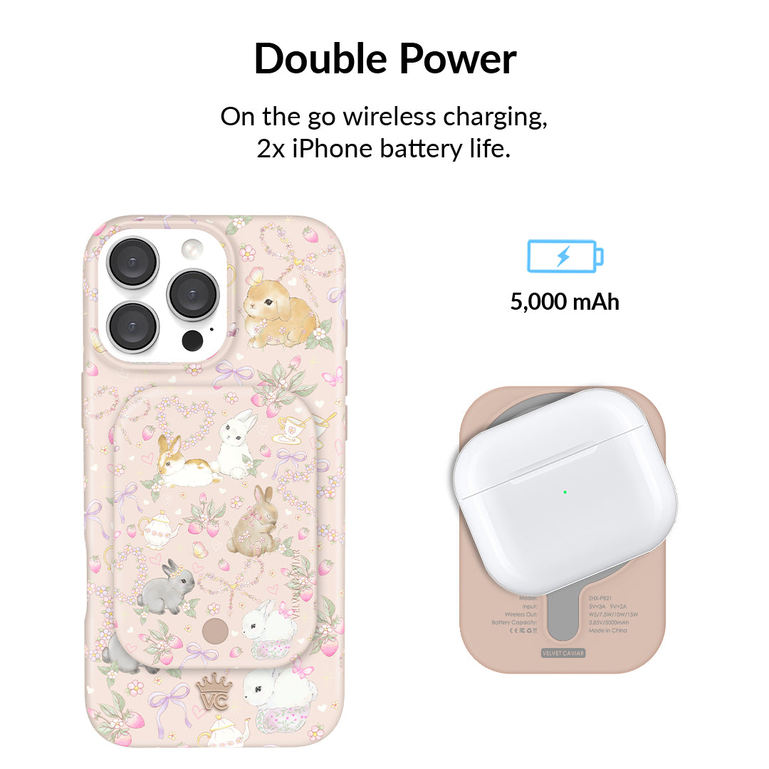 Bunnies & Bows MagSafe Battery Power Pack