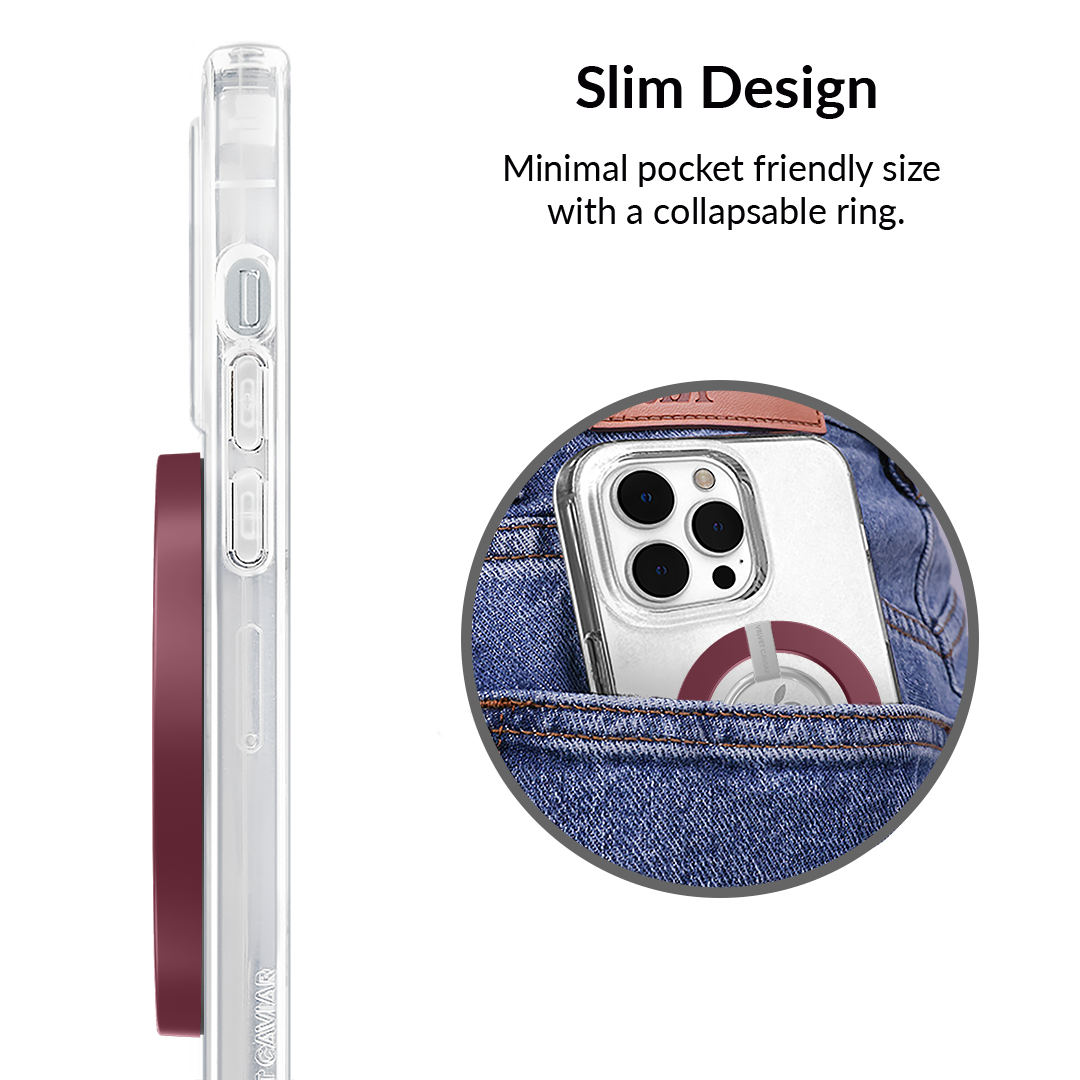 Burgundy 1990 MagSafe Grip Ring