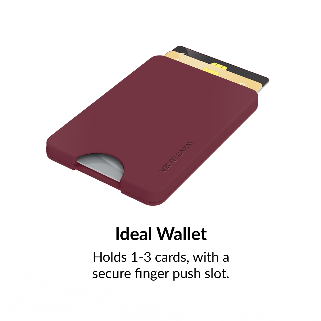 Burgundy 1990 MagSafe Wallet