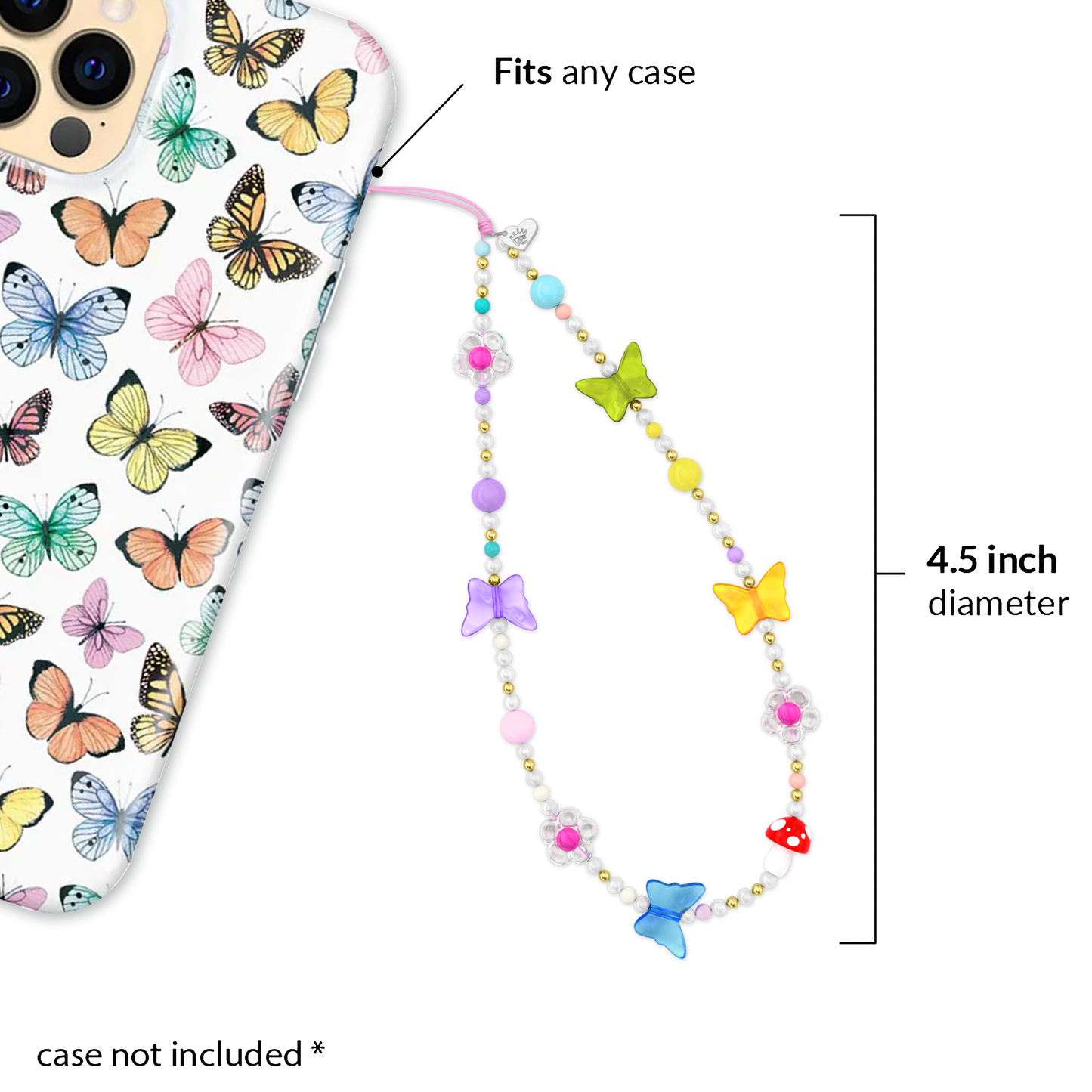Butterfly Phone Charm