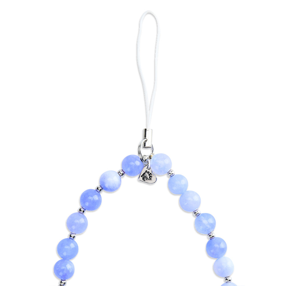 Blue Opal Phone Charm