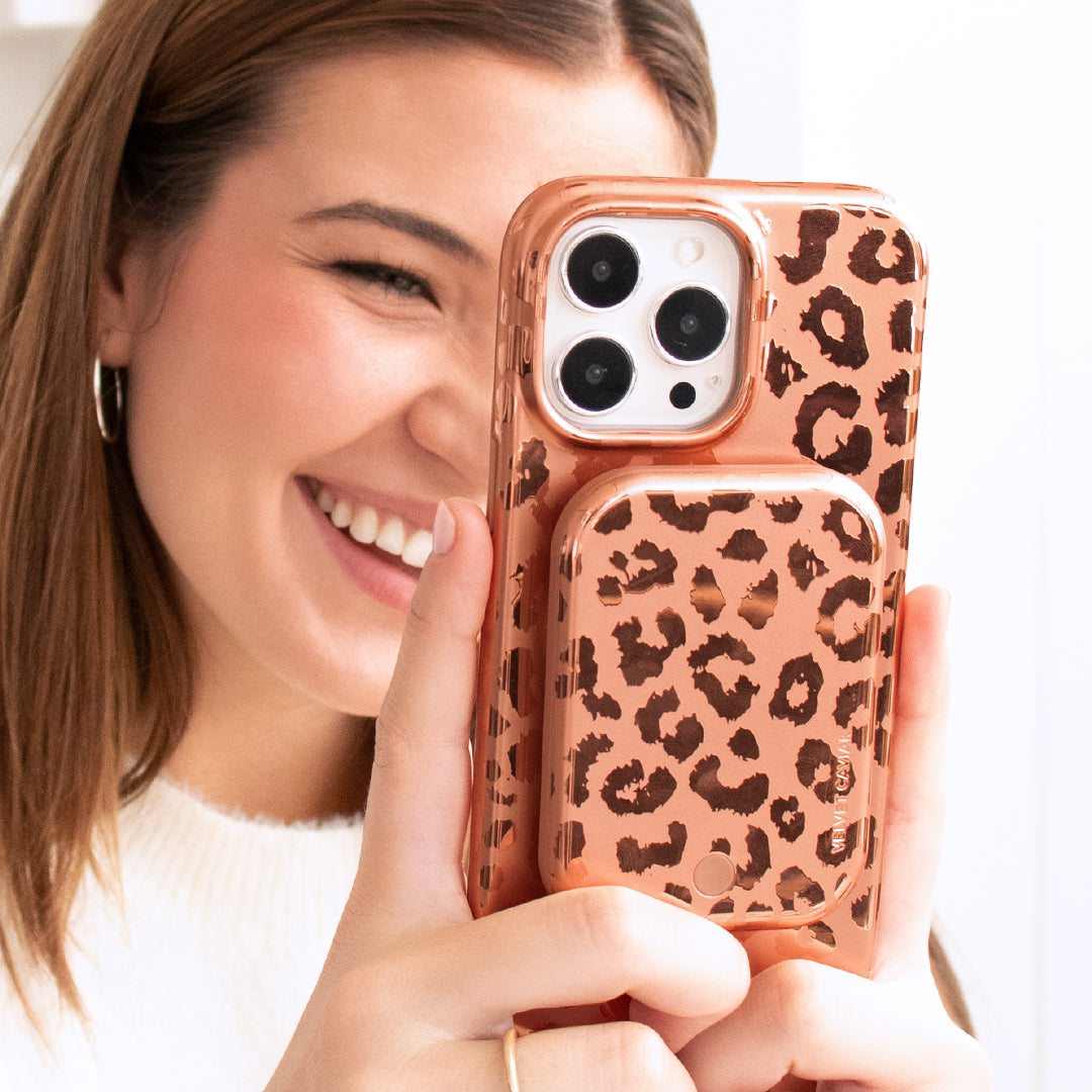 Bronze Leopard MagSafe Battery Power Pack