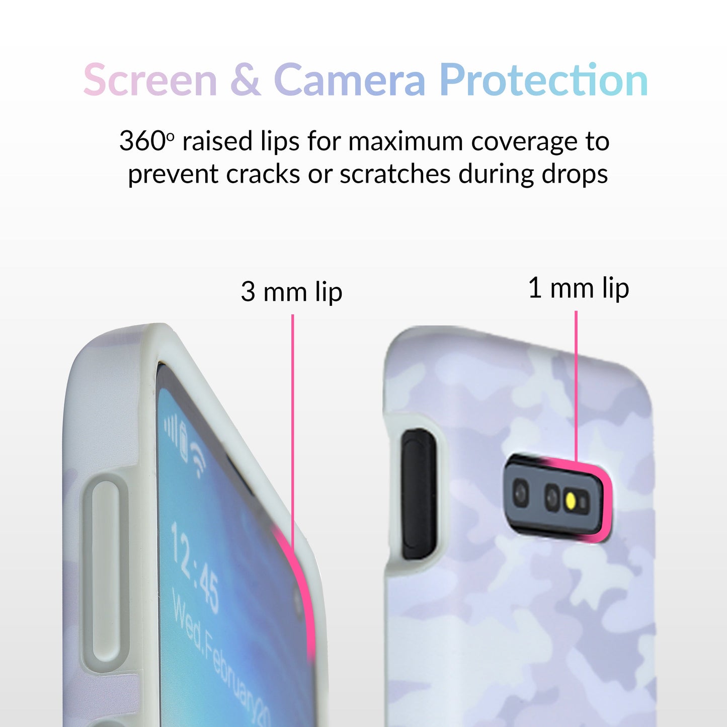 White Clouds Camo Samsung Galaxy Case