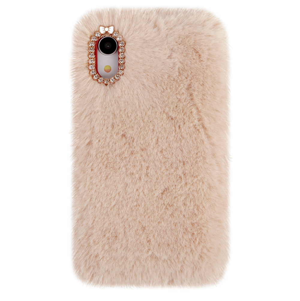 Beige Faux Fur iPhone Case
