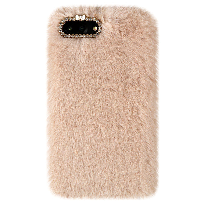 Beige Faux Fur iPhone Case