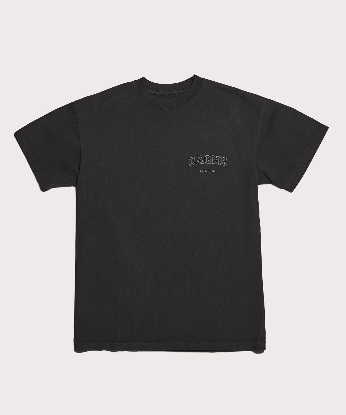 Varsity Logo T-shirt in Onyx, 3X