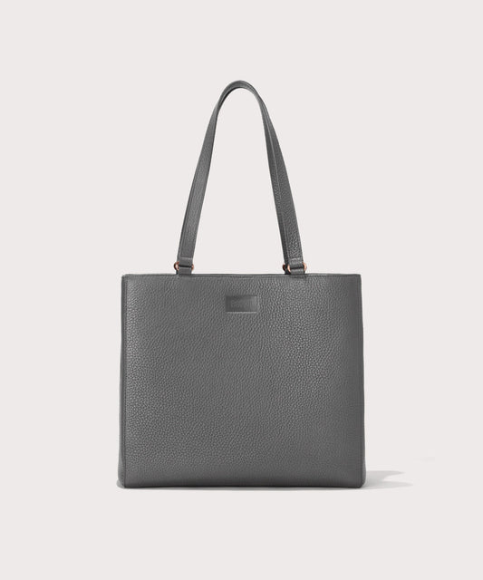 Allyn Tote in Graphite, Medium