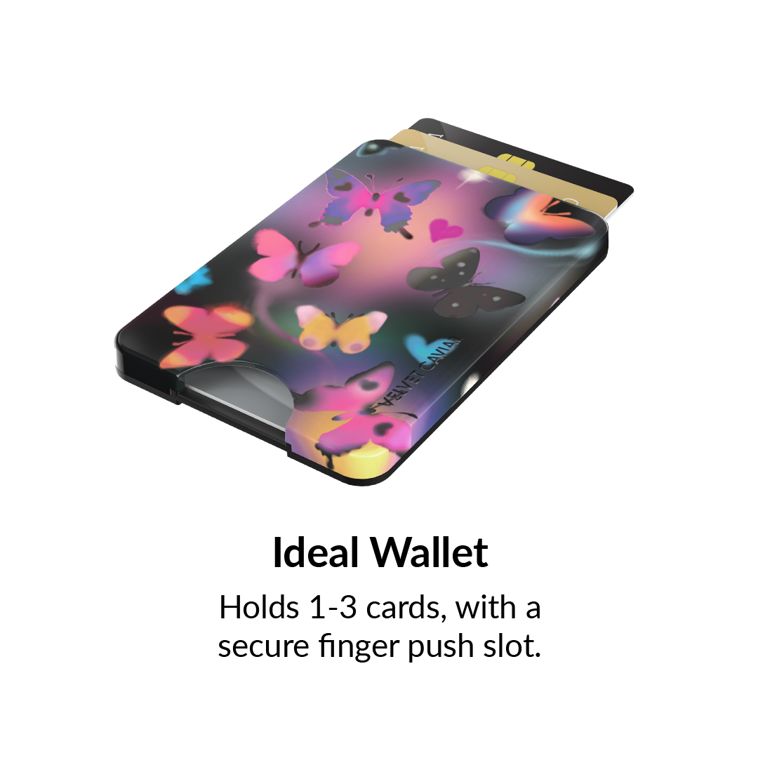 Aurora Butterfly MagSafe Wallet