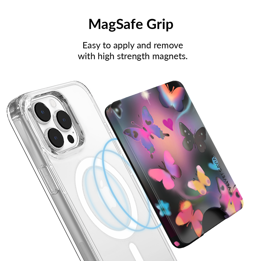 Aurora Butterfly MagSafe Wallet