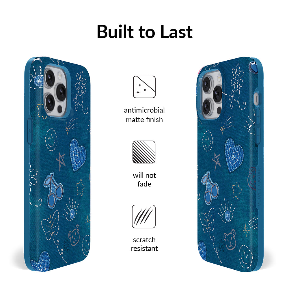 Blue Jean Baby iPhone Case