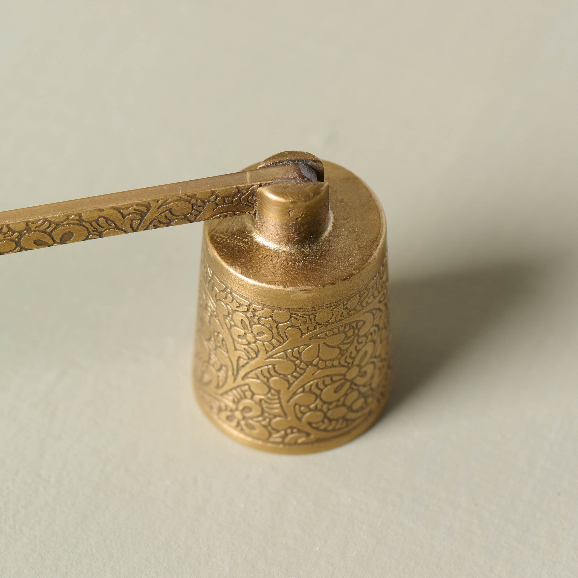 Antique Brass Candle Snuffer