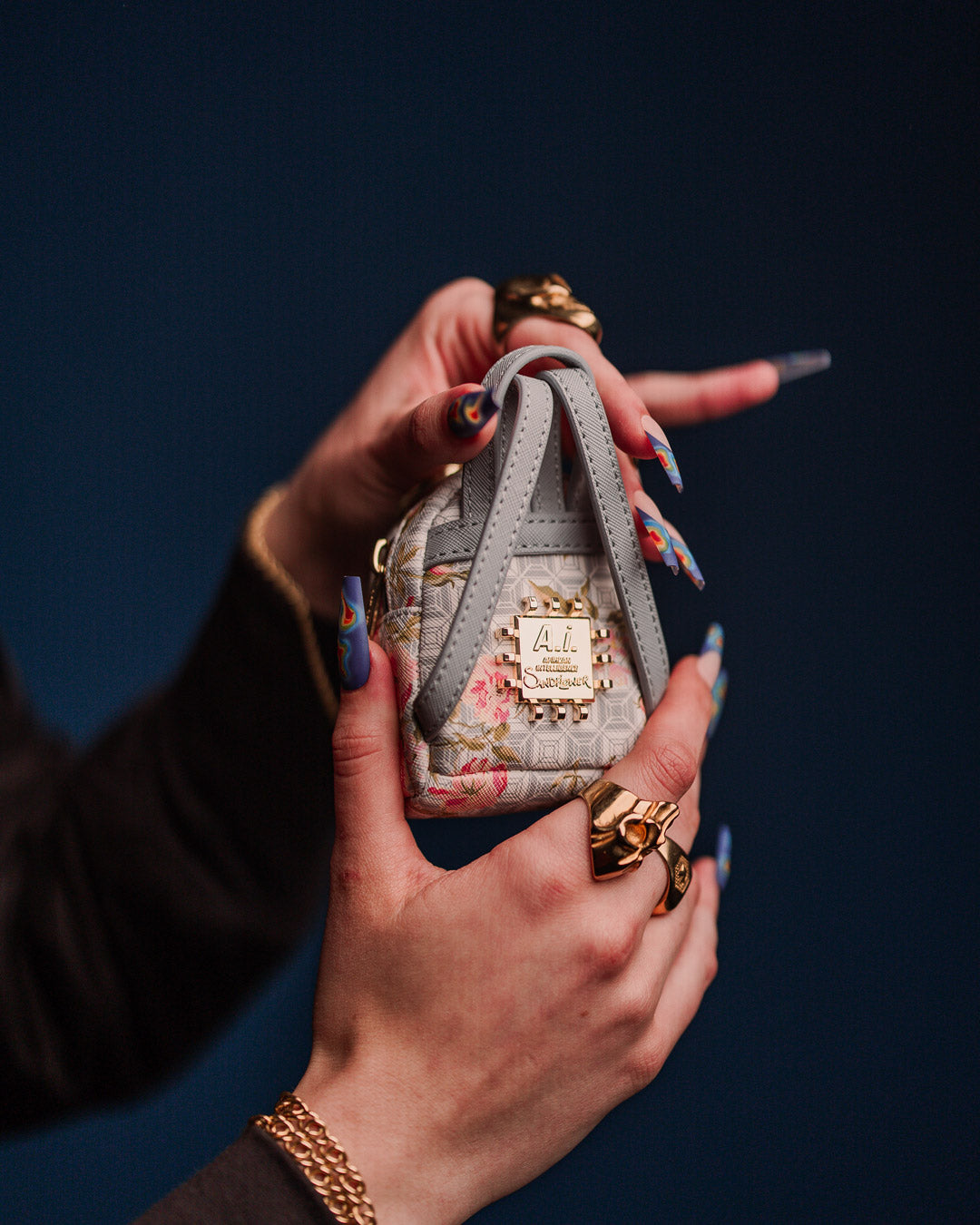 A.I. AFRICAN INTELLIGENCE ELEGANT ENERGY BACKPACK KEYCHAIN