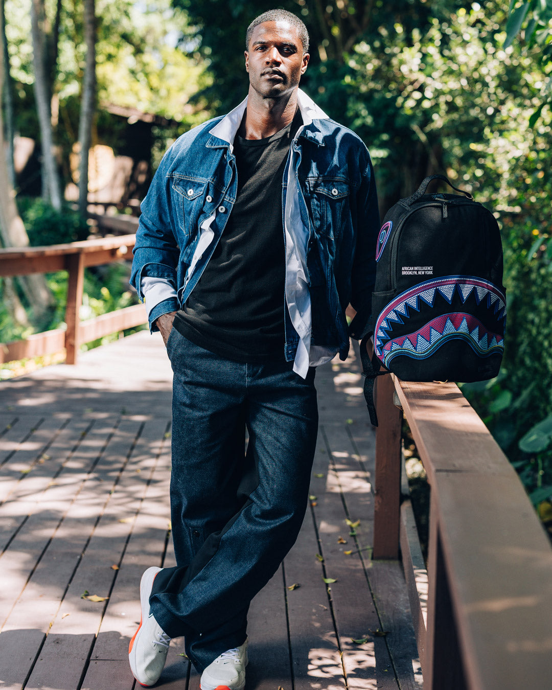 A.I. AFRICAN INTELLIGENCE BORN AND RAISED BACKPACK - SANDFLOWER COLLAB