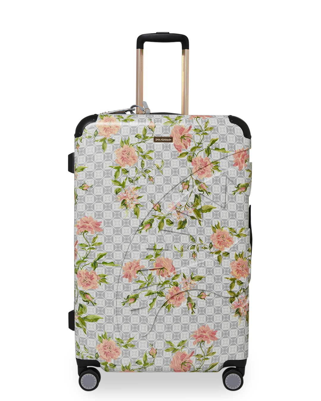 A.I. AFRICAN INTELLIGENCE ELEGANT ENERGY SHARKITECTURE FULL SIZE LUGGAGE - SANDFLOWER COLLAB