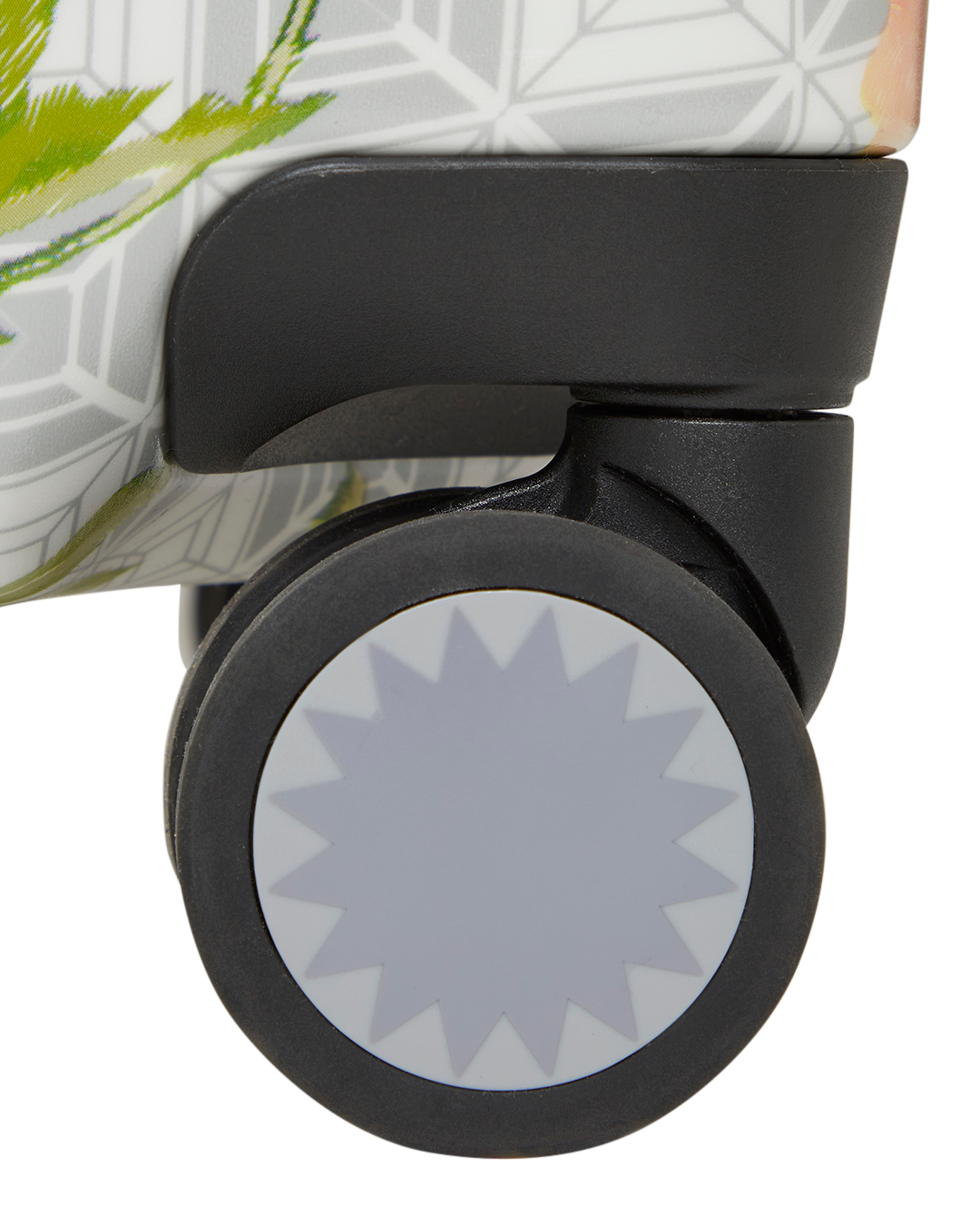 A.I. AFRICAN INTELLIGENCE ELEGANT ENERGY SHARKITECTURE CARRY-ON LUGGAGE - SANDFLOWER COLLAB