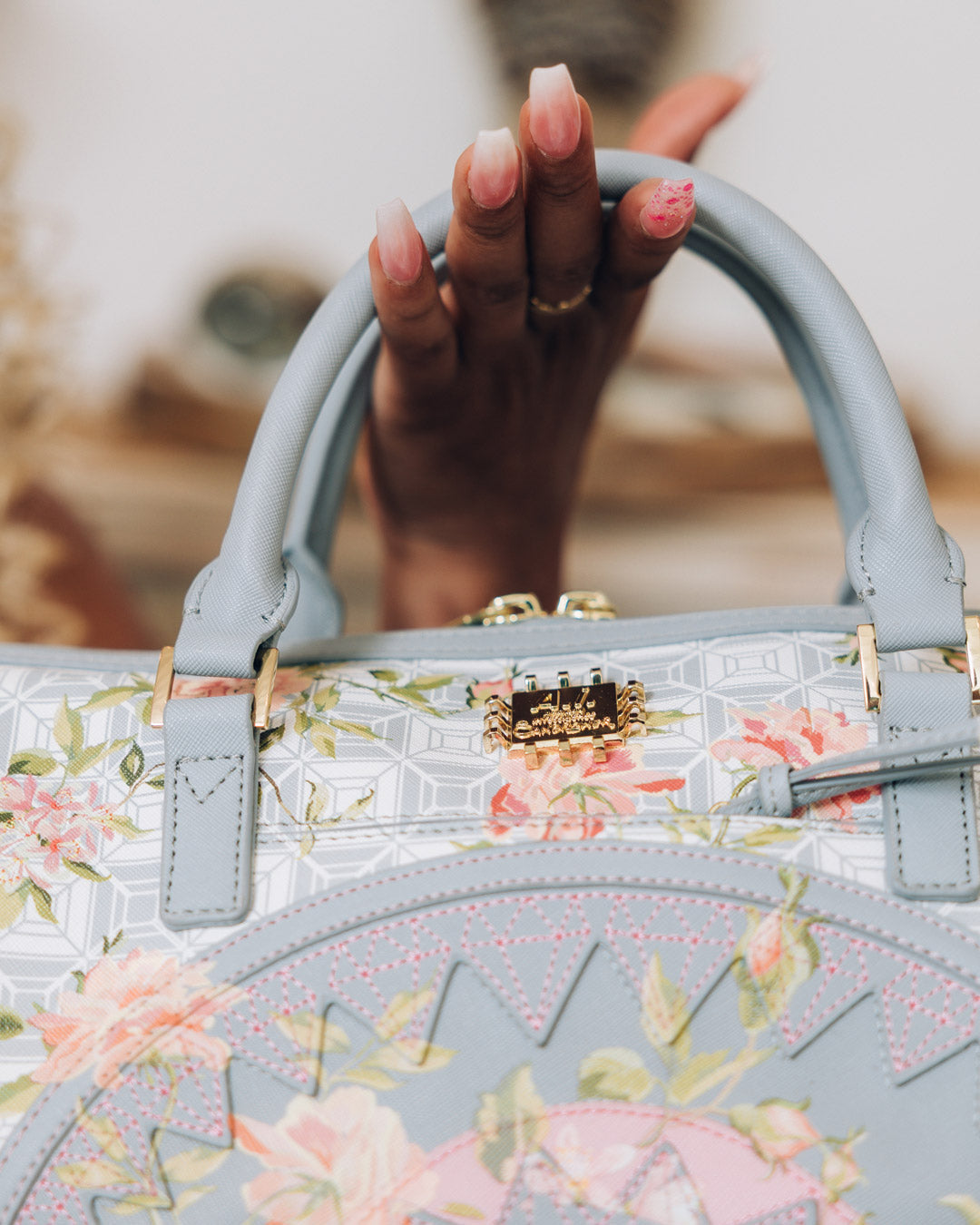 A.I. AFRICAN INTELLIGENCE ELEGANT ENERGY MINI DUFFLE - SANDFLOWER COLLAB