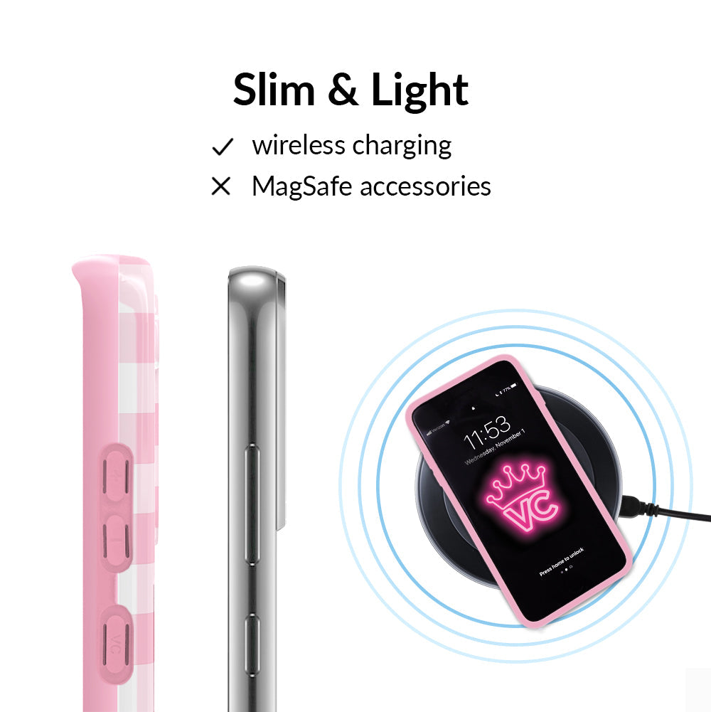 Baby Pink Gingham Samsung Case