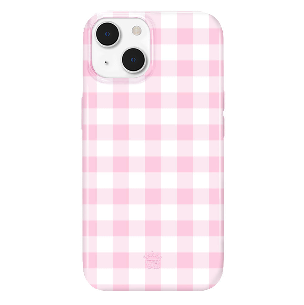 Baby Pink Gingham iPhone Case