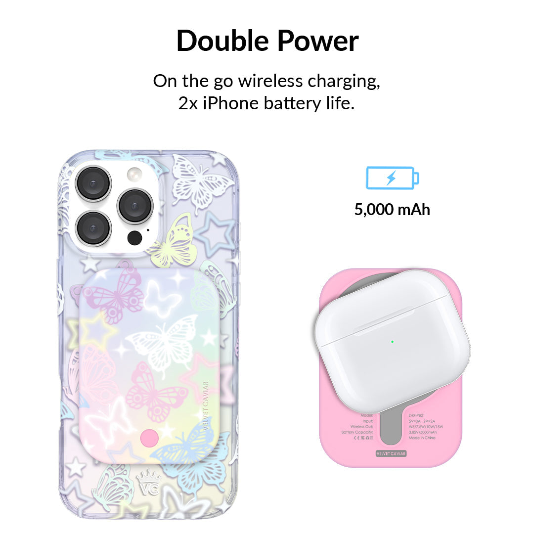 Butterfly Fantasy MagSafe Battery Power Pack